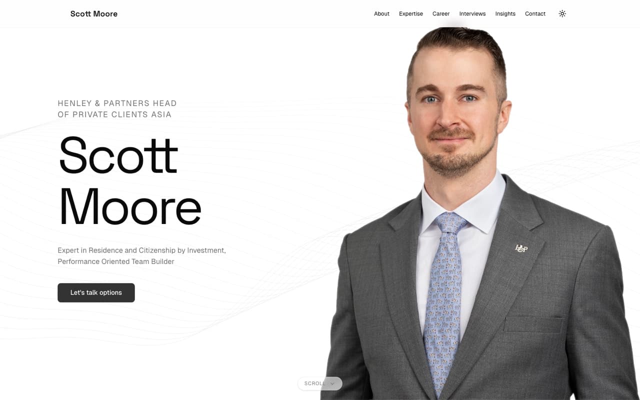Scott Moore — Personal